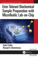 Error-Tolerant Biochemical Sample Preparation With Microfluidic Lab-On-Chip