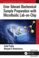 Error-Tolerant Biochemical Sample Preparation With Microfluidic Lab-On-Chip