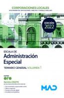Escala Administracion Especial Corporaciones Locales. Te