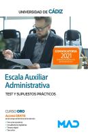 Escala Auxiliar Administrativa De La Universidad De Cadiz. T