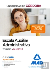 Escala Auxiliar Administrativa De La Universidad De Córdoba. Temario Volumen 1
