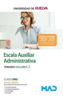 Escala Auxiliar Administrativa De La Universidad De Huelva. Temario Volumen 2