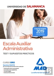 Escala Auxiliar Administrativa De La Universidad De Salamanca. Test Y Supuestos Prácticos