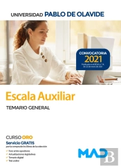 Escala Auxiliar De La Universidad Pablo De Olavide. Temario Gener