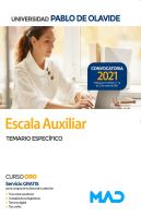 Escala Auxiliar De La Universidad Pablo De Olavide. Temario