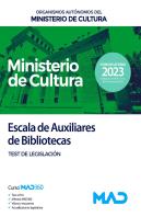 Escala De Auxiliares De Bibliotecas De Organismos Autonomos