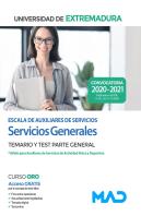 Escala De Auxiliares De Servicios (Servicios Generales) De La Universidad De Extremadura. Parte Gene