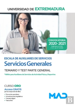 Bertrand.pt - Escala De Auxiliares De Servicios (Servicios Generales) De La Universidad De Extremadura. Parte Gene
