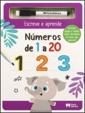 Escreve e aprende - Números de 1 a 20