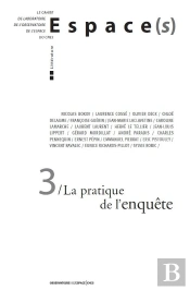 Espace(S) Tome 3 ; La Pratique De L'Enquête