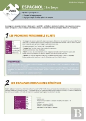 Espagnol : Les Temps
