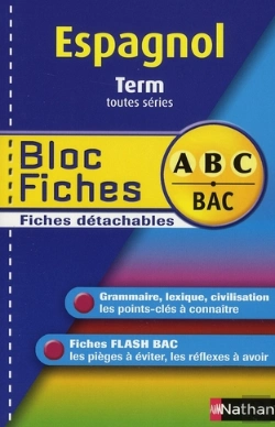 Bertrand.pt - Espagnol ; Terminale Toutes Séries ; Bloc Fiches