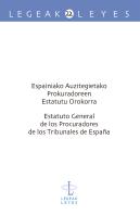 Espainiako Auzitegietako Prokuradoreen Estatutu Orokorra - Estatuto General De Los Procuradores De L