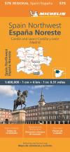 Espana Noroeste : Castilla Y Leon, Madrid- Michelin Regional Map 575