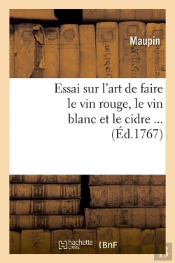 Bertrand.pt - Essai Art De Faire Le Vin Rouge Edition 1767