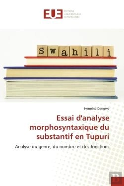Bertrand.pt - Essai D'Analyse Morphosyntaxique Du Substantif En Tupuri - Analyse Du Genre, Du Nombre Et Des Foncti