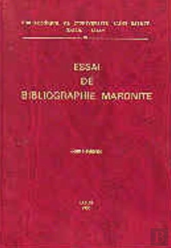 Bertrand.pt - Essai De Bibliographie Maronite