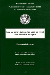 Essai De Généralisation D'Un Droit De Retrait Dans La Société Anonyme