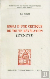 Essai D'Une Critique De Toute Révélation (1792-1793)