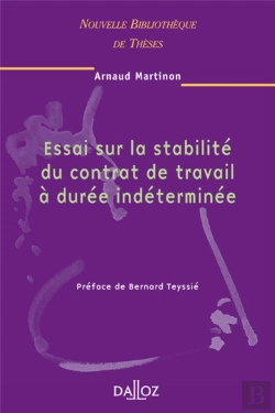 Bertrand.pt - Essai Sur La Stabilite Du Contrat De Travail A Duree Indeterminee