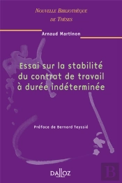 Essai Sur La Stabilite Du Contrat De Travail A Duree Indeterminee