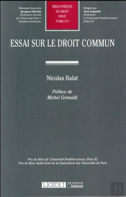 Bertrand.pt - Essai Sur Le Droit Commun