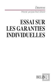 Essai Sur Les Garanties Individuelles