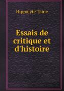 Essais De Critique Et D'Histoire