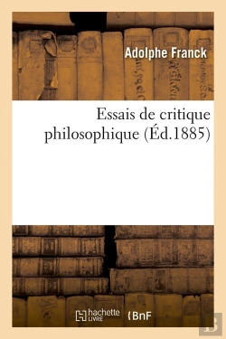 Bertrand.pt - Essais De Critique Philosophique Edition 1885
