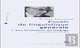 Essais  De Linguistique Generale T.1