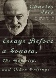 ''Essays Before A Sonata'', ''The Majority'' And Other Writings