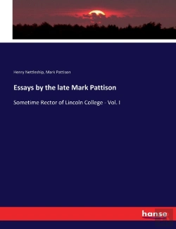 Bertrand.pt - Essays By The Late Mark Pattison
