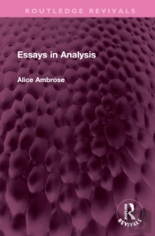 Essays In Analysis