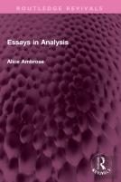 Essays In Analysis