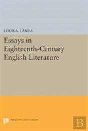 Essays In Eighteenth-Century English Literature