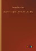 Essays In English Literature, 1780-1860