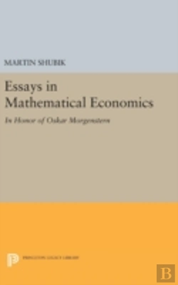 Bertrand.pt - Essays In Mathematical Economics, In Honor Of Oskar Morgenstern