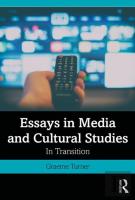 Essays In Media And Cultural Studies