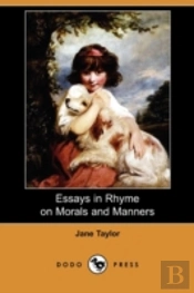 Essays In Rhyme On Morals And Manners (D