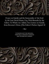 Essays On Suicide And The Immortality Of The Soul