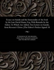 Essays On Suicide And The Immortality Of The Soul