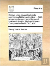 Essays Upon Several Subjects, Concerning