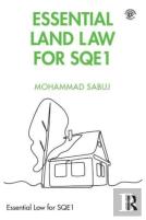 Essential Land Law For Sqe1