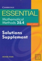 Essential Mathematical Methods 3 And 4 Solutions Supplement 4ed