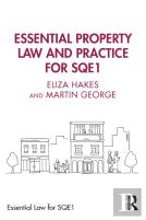 Essential Property Law And Practice For Sqe1
