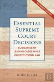 Essential Supreme Court Decisipb