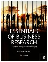 Essentials Of Business Research