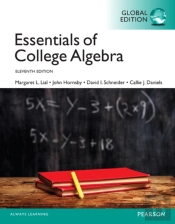 Essentials Of College Algebra, Global Edition