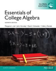 Essentials Of College Algebra Plus Pearson Mylab Mathematics With Pearson Etext, Global Edition