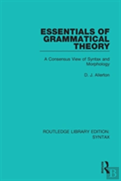 Bertrand.pt - Essentials Of Grammatical Theory